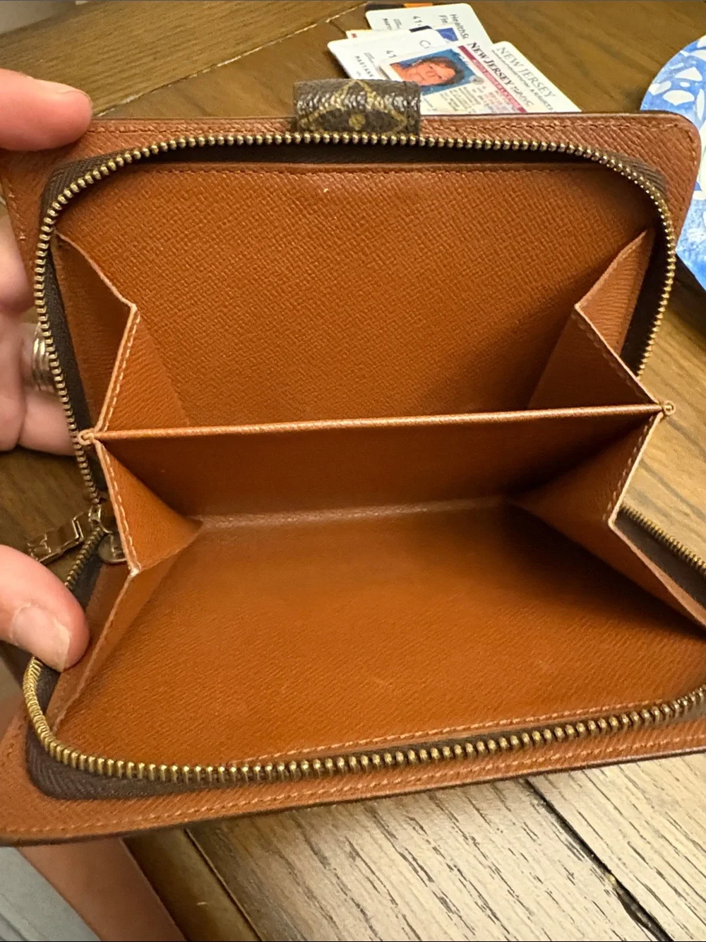 Louis Vuitton Monogram Canvas Snap Card wallet